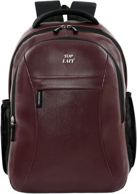 top lait Vintage Faux Leather Anti Theft Laptop Backpack/Office Backpack for Men/Women 30 L Laptop Backpack(Brown)