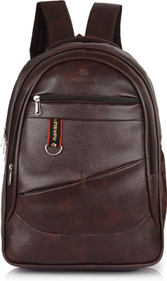 Parsley Classy Office Design Laptop College Shoulder Backpack For Unisex 30 L Laptop Backpack(Brown)