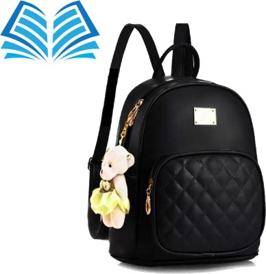 Zaxcer Fashion Medium Size Fashion Backpack for Girls Women Backpack 20 L Backpack(Black)