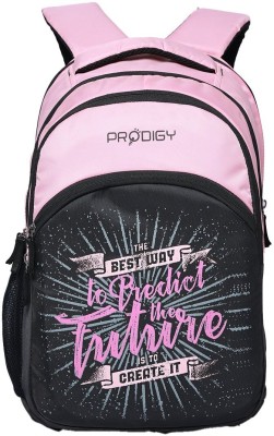 PRODIGY Multi Purpose Stylish 4 Compartments, Bottle Holder, College, Travel Backpack 19 L Backpack(Pink)