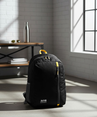 aob DAYPACK Small Bags Backpack daily use library office outdoor Backpack (Black) 22 L Backpack(Black)