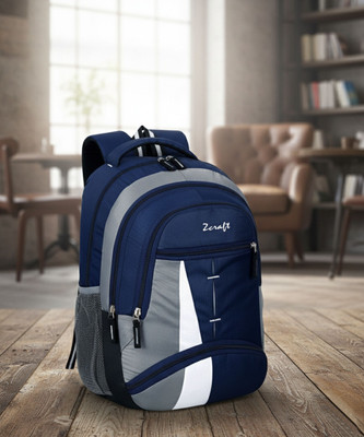 ZCRAFT spacy comfortable 4th to 10th class casual school bags Waterproof college Bag 35 L No Laptop Backpack(Blue)