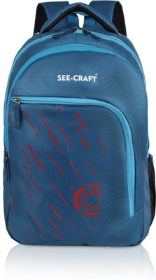 SEE-CRAFT school collage travel office backpack 30 L Laptop Backpack(Blue)