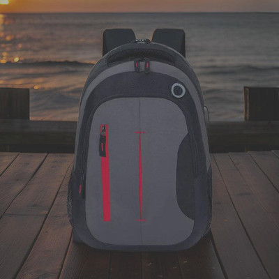 Shivra backpack for men backpack bags bagpack 34 L Laptop Backpack(Black, Grey)