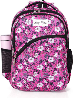 SKY RISE stylish Boys Girls/Office /College/Travel Waterproof School Bag Waterproof School Bag(Pink, 34 L)