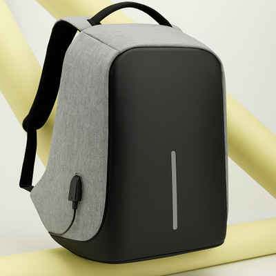 OL SKOOL Light Anti Theft Grey| Backpack Waterproof Backpack(Grey, 25 L)