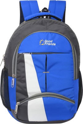 GOOD FRIENDS Water Resistant 35 L Laptop Backpack(Blue)