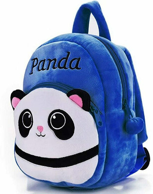 A Little Swag BM-SNG-AVK_Latch_a_Blue Panda39 12 L Backpack(Blue, White)