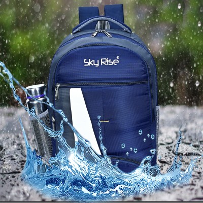 SKY RISE 35 L Laptop Backpack for boys/girls college / school bags Waterproof Backpack(Blue, 35 L)