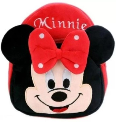 STARYANS Red Minnie Kids bag for school Made with fine Fabric for cute Kids 10 L Backpack(Red)