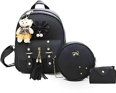 Cleto DIAMOND_COMBO_BLACK_12 10 L Backpack(Black)