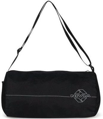 NIVIA Basic Duffle Gym Bag(Black, Kit Bag)