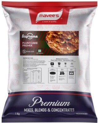 mavee's Supreme - Plum Cake Mix Eggless, Premium Baking solutions Baking Powder(1 kg)