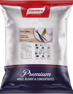 mavee's Supreme - Vanilla Cake Mix Eggless, Premium Baking solutions Baking Powder(5 kg)