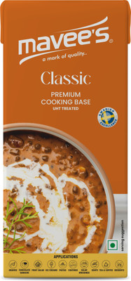mavee's Classic-Premium Analogue Cooking Cream UHT Treated for Gravies,Soup Solutions Topping Liquid(1000 ml)
