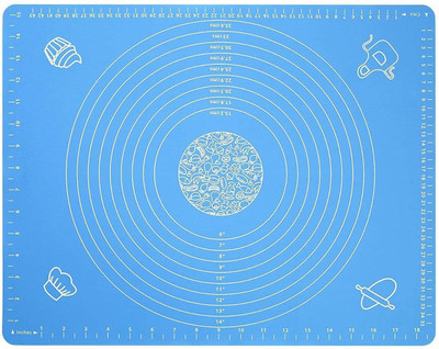 OHZEN Reusable Non-Stick Silicon Roti Mat Food-grade Silicone Baking Mat(Pack of 1)