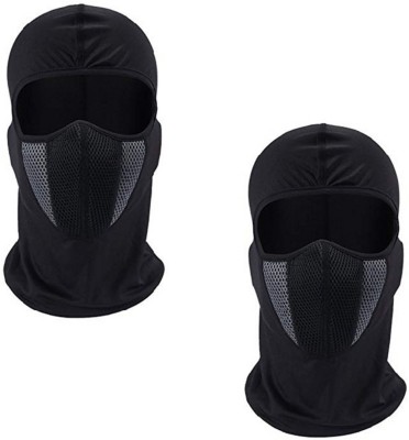 zaysoo Black Bike Face Mask for Men(Size: Free,  Balaclava)