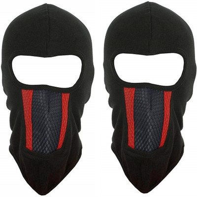 H-Store mskHSTOREBALACLAVAFULL003 Decorative Mask(Black, Pack of 2)