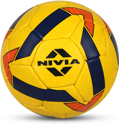 NIVIA Super Synthetic Football - Size: 5(Standard, Pack of 1, Yellow)