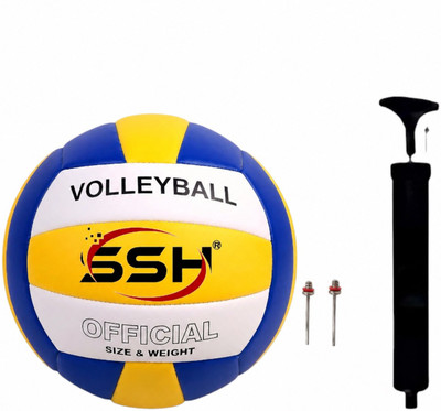 SHORYA SUPER CLASSIC SSH SUPER SOFT VOLLEYBALL WITH PUMP Volleyball - Size: 4(Pack of 1)