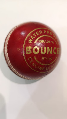 Cricketkingdom Red Bouncer 4 Piece Cricket Ball For Good Shorts Cricket Leather Ball(Standard, Pack of 1, Red)