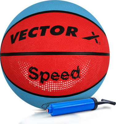 VECTOR X Speed Baksetball With Pump Basketball - Size: 7(Standard, Pack of 1)