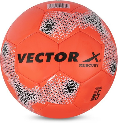 VECTOR X Mercury Football - Size: 5(Standard, Pack of 1, Orange)