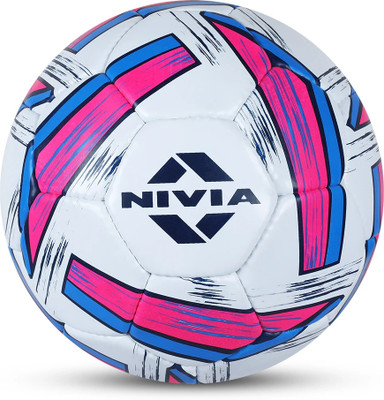 NIVIA Classic Football - Size: 4(Kids, Pack of 1, White, Pink, Blue)