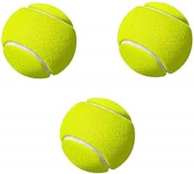 Tahiro Green Ball Cricket Tennis Ball(Standard, Pack of 3)