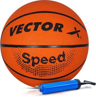VECTOR X Speed Baksetball With Pump Basketball - Size: 7(Standard, Pack of 1)