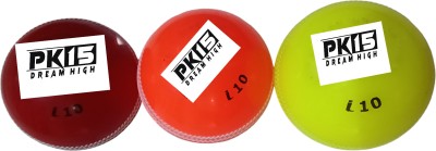 PK15 I 10 3 PACK BALL PK 15 Cricket Training Ball(Pack of 3, Multicolor)