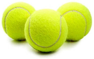 HOC Neon Cricket Tennis Ball(Standard, Pack of 3, Green)