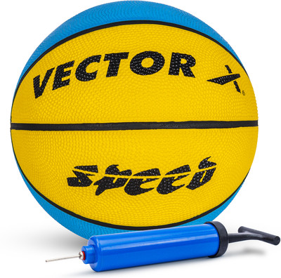 VECTOR X Speed Baksetball With Pump Basketball - Size: 7(Standard, Pack of 1)