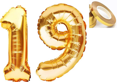 Tejal Trader Solid New-01-trader-Million2_PBBS Balloon(Gold, Pack of 2)