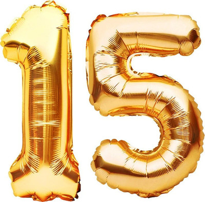 Tejal Trader Solid New-01-trader-Black, Golden and White _026_PBBS Balloon(Gold, Pack of 2)