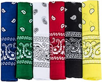 PAROPKAR Men & Women, Boys & Girls, Baby Boys & Baby Girls Printed Bandana(Pack of 6)