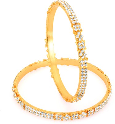 Sukkhi Copper Diamond Gold-plated Bangle Set