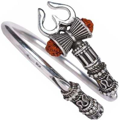 Veediic Hind Brass Silver Kada