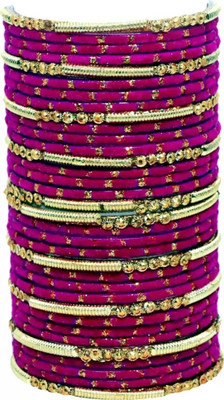 Shikhashringar Glass Bangle Set(Pack of 34)