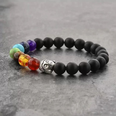 Agatesvibe Stone Beads, Agate, Amber, Turquoise Bracelet