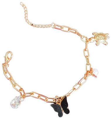 Maefele Alloy Gold-plated Charm Bracelet