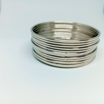 Honbon Metal Bangle Set(Pack of 12)
