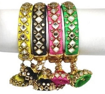 Aashirwad Creations Plastic Bangle Set(Pack of 4)