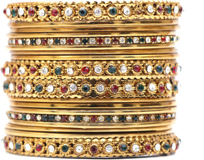Honbon Metal Bangle Set(Pack of 14)