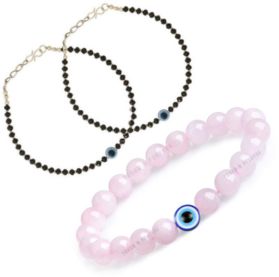 Neerajyoti Crystal Crystal Bracelet Set(Pack of 2)