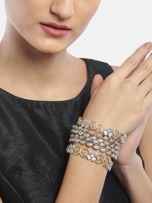 ANOUK Alloy Gold-plated Bangle Set(Pack of 4)