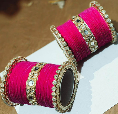 Vrangnath Metal Bangle Set(Pack of 2)