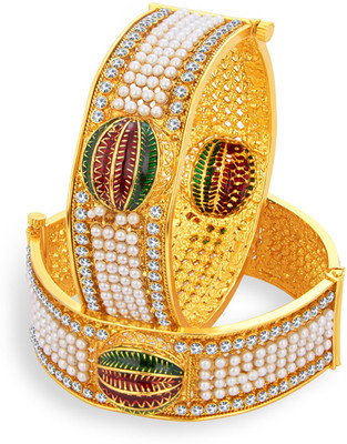 Sukkhi Alloy Gold-plated Bangle Set(Pack of 2)