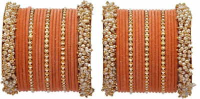 RENOY Metal Bangle Set(Pack of 2)
