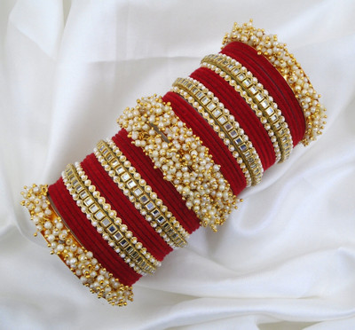 Mayra Creation Metal Bangle Set(Pack of 2)
